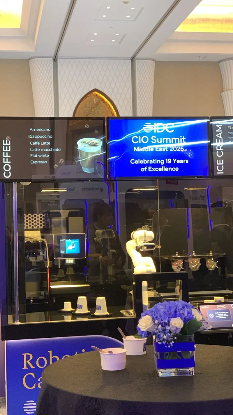 Cafe Xbot Grande at an indoor event